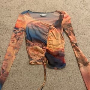 Urban outfitters sheer top size medium